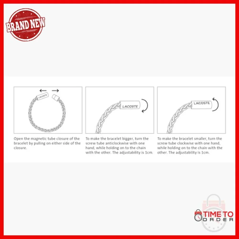 Adjustable Stainless Steel Bracelet with Magnetic Closure, Everyday Wear